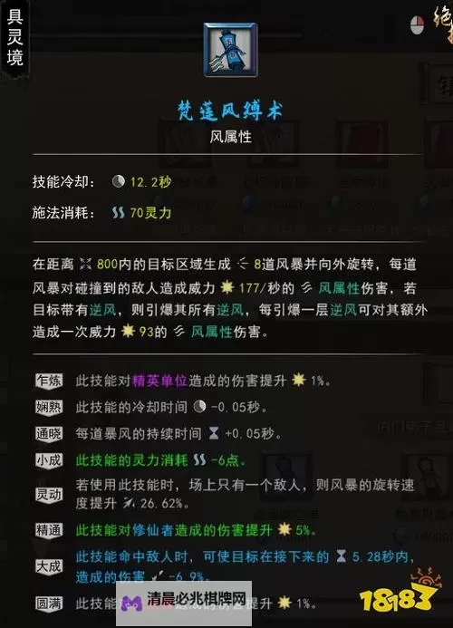 《鬼谷八荒》风系技能推荐及玩法教学图2