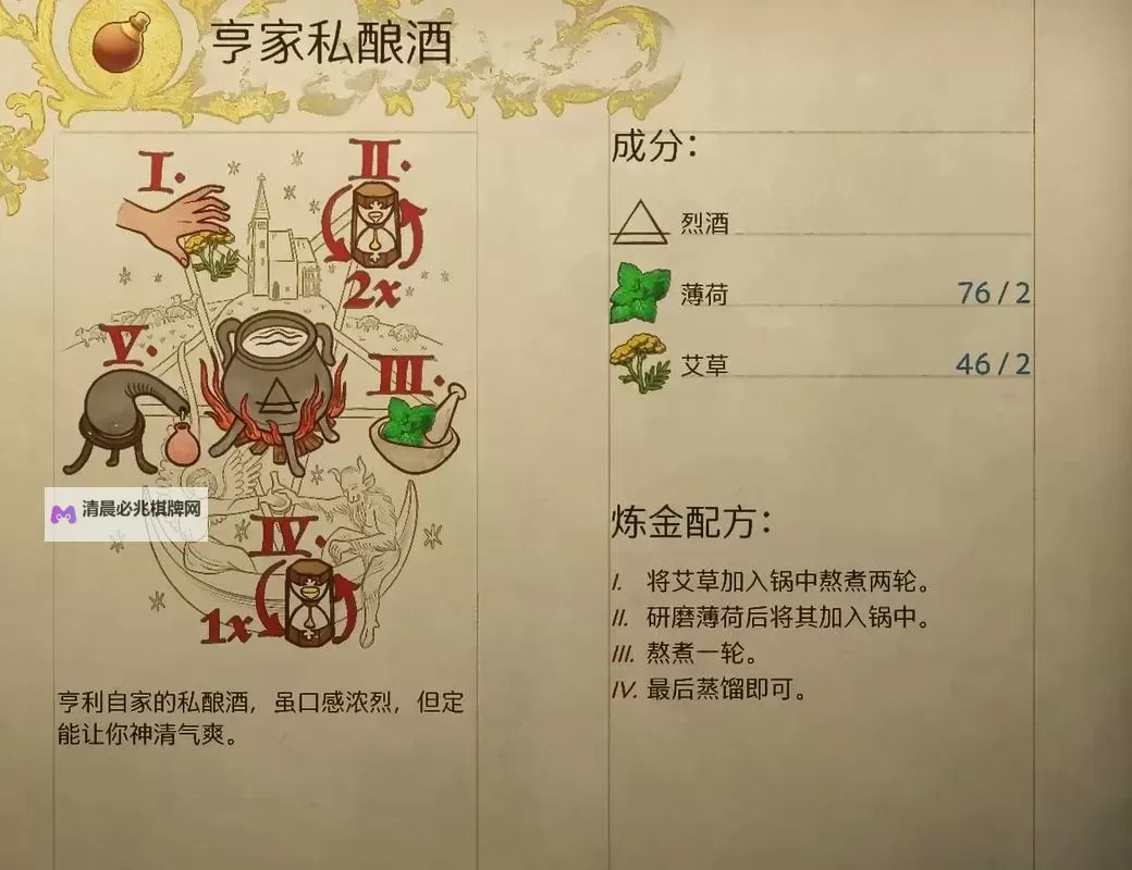 《天国拯救》各药剂效果及制作方法一览表 药剂材料说明图2