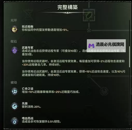 《战锤40K暗潮》老兵天赋树介绍图1