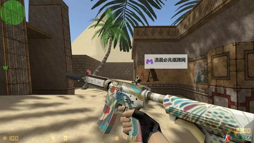 《CSGO》阿努比斯收藏品游戏内检视效果 荷鲁斯之眼M4检视效果图1