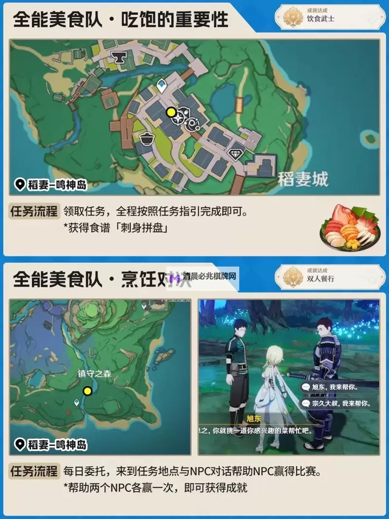 《原神》全能美食队系列任务完成重点图1