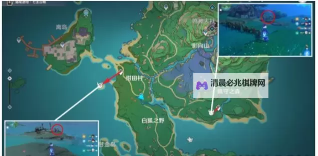 《原神》杖类武器敌人高效拍摄线路 杖类武器敌人位置分享图1