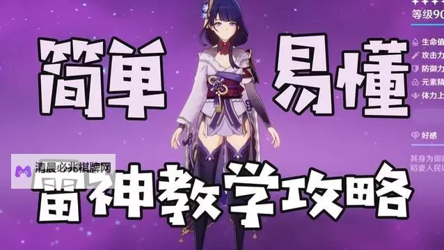 《原神》雷电将军省流版培养攻略 雷电将军配装推荐图1