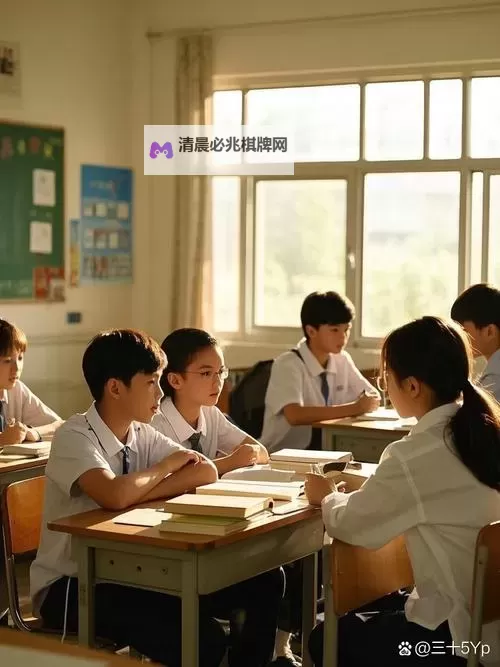 在教学楼里邂逅学长的温暖时光图1