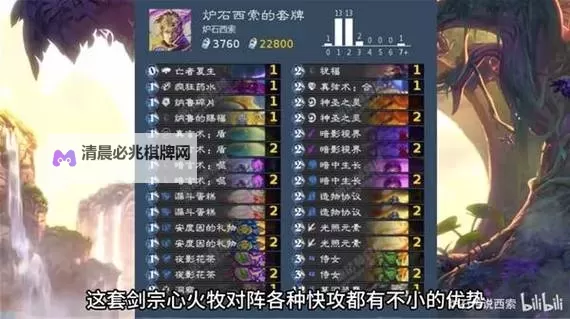 《炉石传说》狂野模式心火牧上分卡组推荐图1