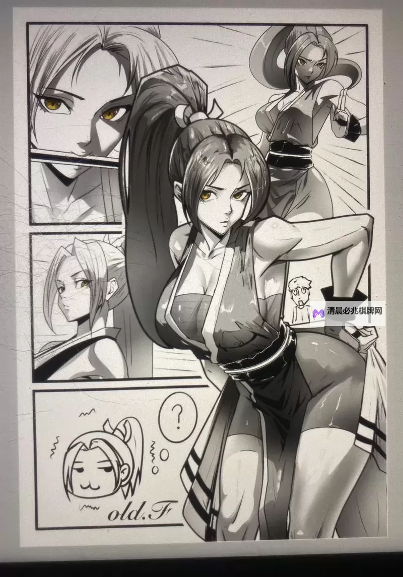 不知火舞沙滩聚会公园聚会漫画:夏日海边的欢乐时光图1