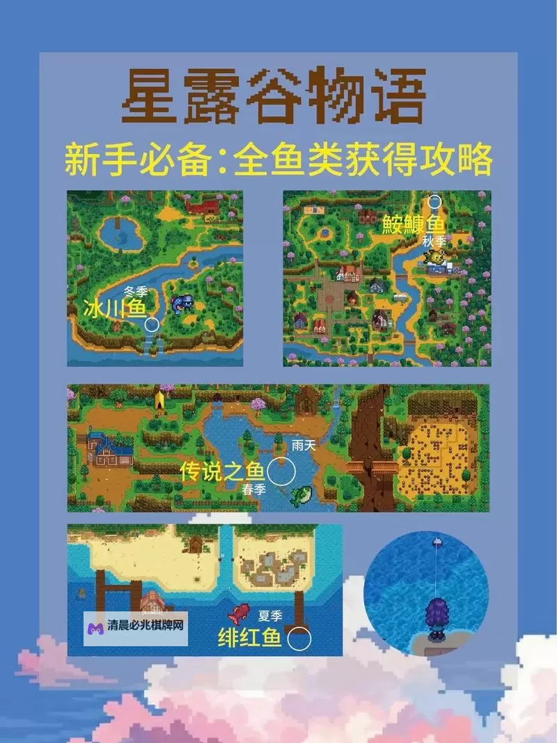 《星露谷物语》稀有鱼类钓鱼指南 鱼王、传说鱼怎么钓图1