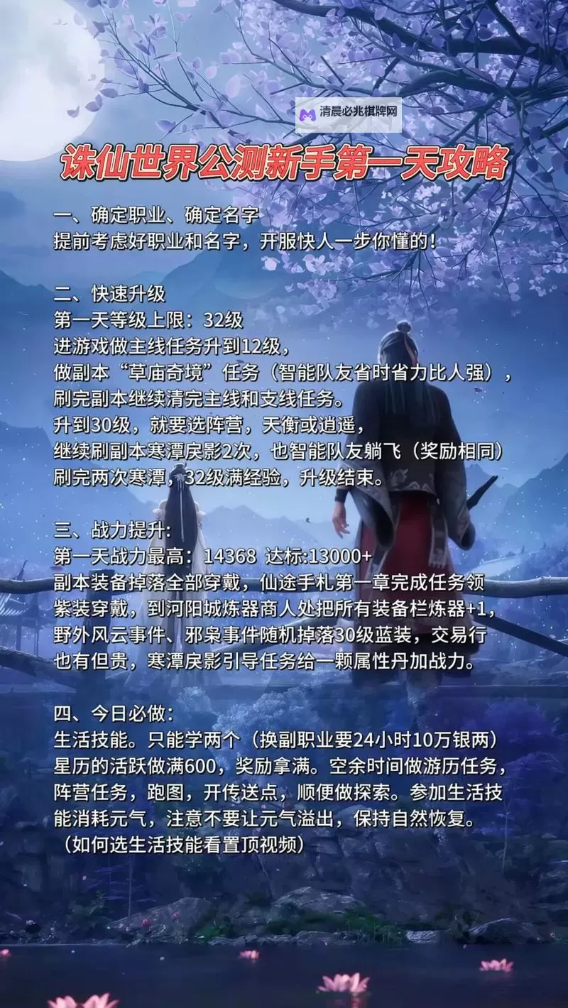 《诛仙世界》开服第一天升级攻略 怎么快速升级图1