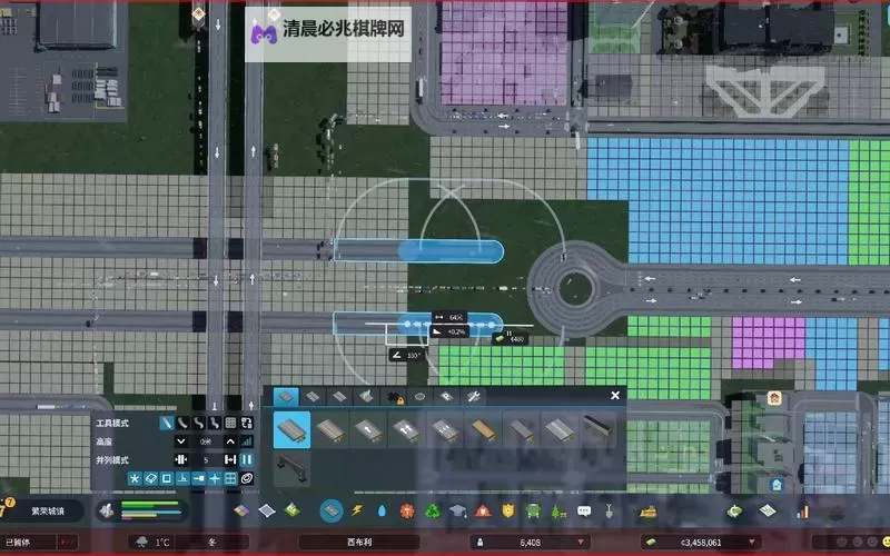 《都市天际线2》建造中式跨线桥教学 中式跨线桥怎么建图1