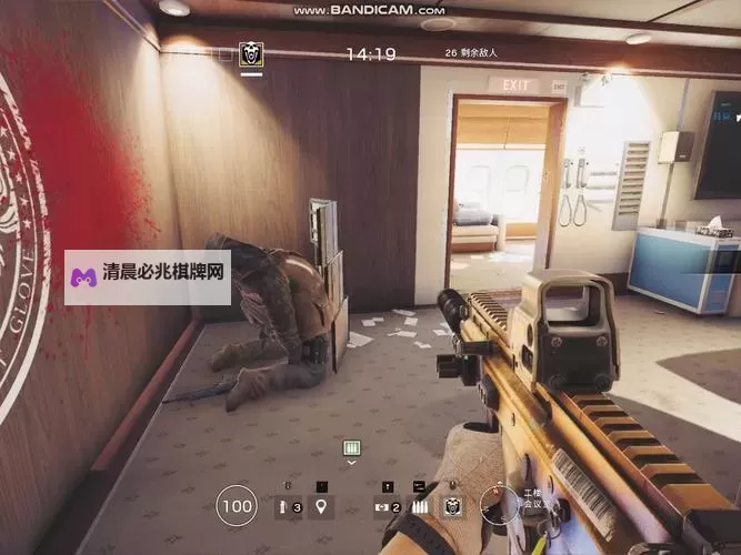 《彩虹六号围攻》制退器与其他枪口对比测试图1