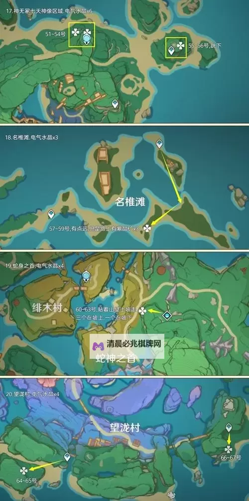 《原神》水晶矿采集路线推荐图1