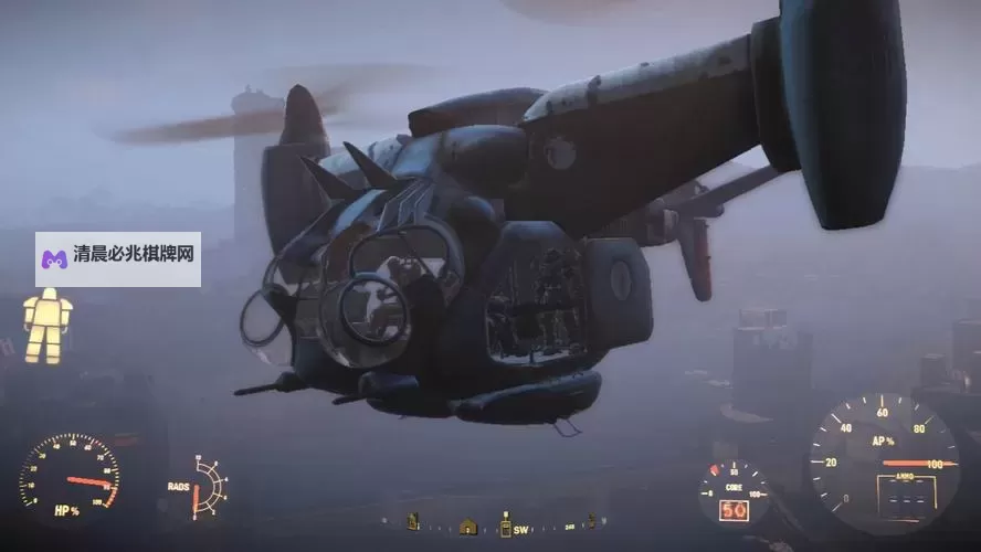 《辐射4》飞行战舰建筑图文展示 飞船建筑展示图1