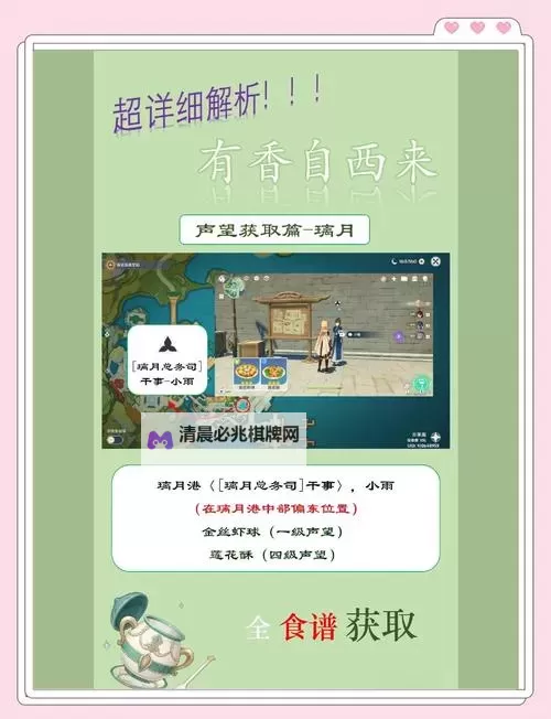 《原神》1.3版本全食谱获取方法图1