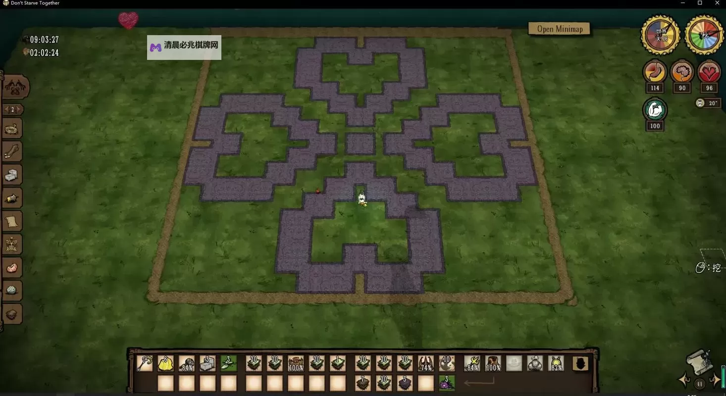 《饥荒》农场摆放布局图 农场怎么布局图1